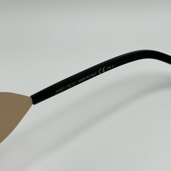 JIMMY CHOO Sunglasses River/S 2M2 Black Oversized Women NEW - Picture 8 of 15